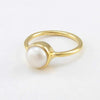 Pearl ring, Freshwater round pearl