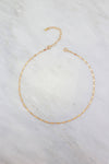 Delicate Gold Choker Necklace, Minimalist Chain, Chain Lace Choker Necklace, Short Layering Necklace, Dainty Chain, Gold Simple Choker Chain