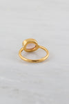 Morganite ring, Blush Gold ring