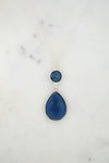 Blue Sapphire Necklace, September Birthstone Necklace. Sterling Silver Necklace, Natural Gemstone Necklace, Custom Birthstone Necklace