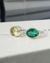 Gems Ring - Gemstone rings - Gemstone Ring - Stackable Ring - Gold Ring - Oval Ring - Gemstone Ring - Bridesmaid ring
