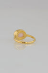 Lavender Quartz ring, Lavender Opalite Ring ,Lavender colored gemstone, Gold ring, Silver ring, Stacking rings, Elegant ring, Faceted ring