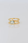 Lapis Ring, Navy Blue Gemstone ring