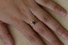 Morganite ring, Peach Blush ring