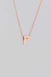 Initial Necklace, Personalized Bold Initial Necklace