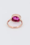 Rose gold ring, Pink Spinel Ring